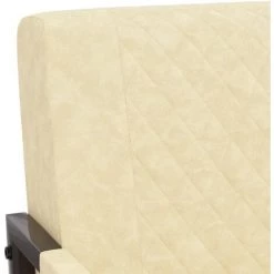 TRUE DEAL Fauteuil Crème Similicuir -Pas Cher Fauteuil Magasin 57845620 5