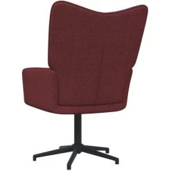 TRUE DEAL Chaise De Relaxation Rouge Bordeaux Tissu -Pas Cher Fauteuil Magasin 57845730 4