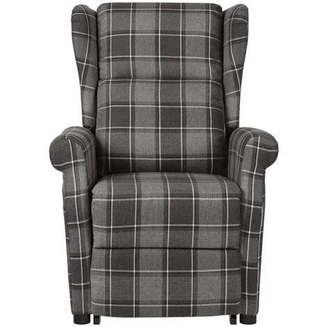 TRUE DEAL Fauteuil De Massage Inclinable Gris Tissu 5 TRUE DEAL Fauteuil De Massage Inclinable Gris Tissu – Image 3