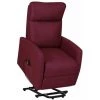 TRUE DEAL Fauteuil Inclinable Violet Tissu -Pas Cher Fauteuil Magasin 57845909 1