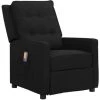 TRUE DEAL Fauteuil De Massage Inclinable Noir Tissu -Pas Cher Fauteuil Magasin 57846882 1