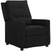 TRUE DEAL Fauteuil Inclinable Noir Tissu -Pas Cher Fauteuil Magasin 57846883 1