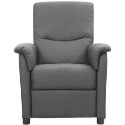 TRUE DEAL Fauteuil De Massage Inclinable Gris Clair Tissu 8 TRUE DEAL Fauteuil De Massage Inclinable Gris Clair Tissu -Pas Cher Fauteuil Magasin 57846981 2