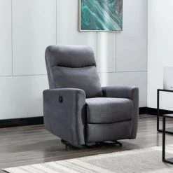 AUTRES Fauteuil Relax électrique - Tissu Gris - JESS 8 AUTRES Fauteuil Relax électrique - Tissu Gris - JESS -Pas Cher Fauteuil Magasin 57867099 2