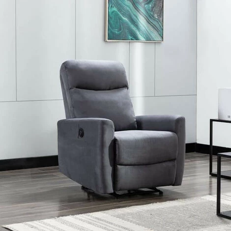 AUTRES Fauteuil Relax électrique - Tissu Gris - JESS 4 AUTRES Fauteuil Relax électrique - Tissu Gris - JESS – Image 2