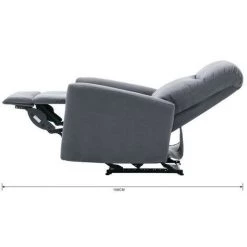 AUTRES Fauteuil Relax électrique - Tissu Gris - JESS 11 AUTRES Fauteuil Relax électrique - Tissu Gris - JESS -Pas Cher Fauteuil Magasin 57867099 5
