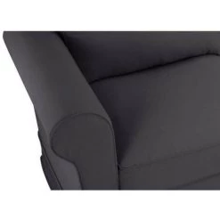 AUTRES ROY Fauteuil Tissu Gris Ardoise - L 92 X P 84 X H 81 Cm -Pas Cher Fauteuil Magasin 57868227 3