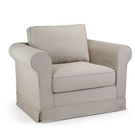 AUTRES ROY Fauteuil Tissu Beige - L 92 X P 84 X H 81 Cm 3 AUTRES ROY Fauteuil Tissu Beige - L 92 X P 84 X H 81 Cm