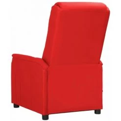 Fauteuil De Massage Inclinable Similicuir Rouge VidaXL -Pas Cher Fauteuil Magasin 57912705 5