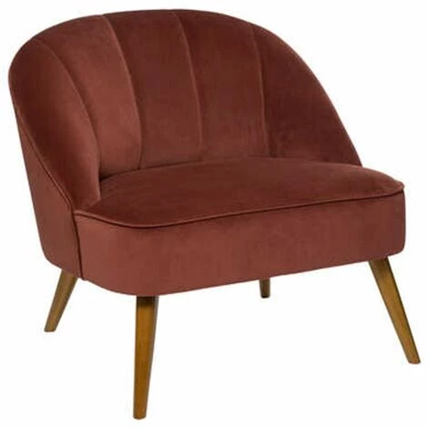 ATMOSPHERA, CRATEUR D'INTRIEUR Fauteuil Scandinave "Naova" 78cm Terracotta 3 ATMOSPHERA, CRATEUR D'INTRIEUR Fauteuil Scandinave "Naova" 78cm Terracotta