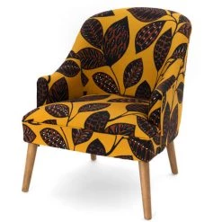 Amadeus - Fauteuil SIERA Or En Coton - Multicolore