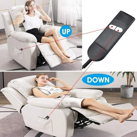 ABCRITAL Commande Manuelle Fauteuil À 2 Boutons Inclinable Télécommande Interrupteur Pour Fauteuil Électrique Pour Fauteuil Élévateur, Canapé Électrique, Fauteuil Inclinable 7 ABCRITAL Commande Manuelle Fauteuil À 2 Boutons Inclinable Télécommande Interrupteur Pour Fauteuil Électrique Pour Fauteuil Élévateur, Canapé Électrique, Fauteuil Inclinable – Image 5