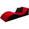 VIKING CHOICE Fauteuil Relax - 60 X 150 X 40 Cm - Rouge Noir