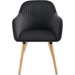 NOVA Fauteuil Pour Salle D'attente Studio Petit Salon Couleurs De Velours Couleur : Gris Foncé 9 NOVA Fauteuil Pour Salle D'attente Studio Petit Salon Couleurs De Velours Couleur : Gris Foncé -Pas Cher Fauteuil Magasin 58598368 3