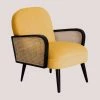 Fauteuil En Velours Icon SKLUM Bois De Bouleau - Osier Moutarde - Moutarde 2 Fauteuil En Velours Icon SKLUM Bois De Bouleau - Osier Moutarde - Moutarde -Pas Cher Fauteuil Magasin 59013662 1