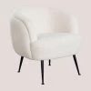 Fauteuil En Chenille Benos SKLUM Chenilla - Fer Blanc - Blanc 1 Fauteuil En Chenille Benos SKLUM Chenilla - Fer Blanc - Blanc -Pas Cher Fauteuil Magasin 59086891 1