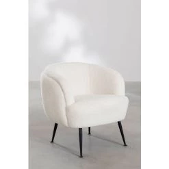 Fauteuil En Chenille Benos SKLUM Chenilla - Fer Blanc - Blanc -Pas Cher Fauteuil Magasin 59086891 3