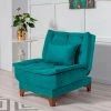 COTECOSY Chaise / Fauteuil Convertible Lefkada Tissu Vert - Vert 2 COTECOSY Chaise / Fauteuil Convertible Lefkada Tissu Vert - Vert -Pas Cher Fauteuil Magasin 59104448 1