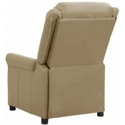 VidaXL Fauteuil Releveur Inclinable De Massage Similicuir Cappuccino - Brun -Pas Cher Fauteuil Magasin 59117856 5