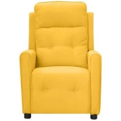 Fauteuil Releveur Inclinable Tissu Jaune VidaXL 9 Fauteuil Releveur Inclinable Tissu Jaune VidaXL -Pas Cher Fauteuil Magasin 59117933 3