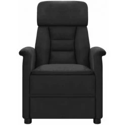 INLIFE Fauteuil Inclinable électrique De Massage Noir Similicuir Daim - Noir -Pas Cher Fauteuil Magasin 59173015 3