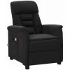 INLIFE Fauteuil Inclinable De Massage Noir Similicuir Daim - Noir -Pas Cher Fauteuil Magasin 59173151 1