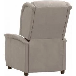 Fauteuil Releveur Inclinable Tissu Microfibre Taupe VidaXL 10 Fauteuil Releveur Inclinable Tissu Microfibre Taupe VidaXL -Pas Cher Fauteuil Magasin 59199992 4