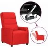 Fauteuil Releveur Inclinable Similicuir Rouge VidaXL -Pas Cher Fauteuil Magasin 59200046 1
