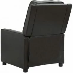 Fauteuil Releveur Inclinable Massage Similicuir Brillant Noir VidaXL 11 Fauteuil Releveur Inclinable Massage Similicuir Brillant Noir VidaXL -Pas Cher Fauteuil Magasin 59200083 5