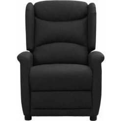 Fauteuil Releveur Inclinable Tissu Noir VidaXL 9 Fauteuil Releveur Inclinable Tissu Noir VidaXL -Pas Cher Fauteuil Magasin 59261068 3