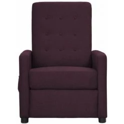 Fauteuil Releveur Inclinable De Massage Tissu Violet VidaXL -Pas Cher Fauteuil Magasin 59330548 3