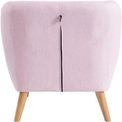 BAïTA Fauteuil SCANDI En Tissu Rose Avec Pieds En Bois - Rose 10 BAïTA Fauteuil SCANDI En Tissu Rose Avec Pieds En Bois - Rose -Pas Cher Fauteuil Magasin 59336690 4