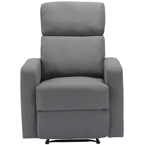 BAïTA Fauteuil Relax LOVA Large En Tissu Gris Avec Fonction électrique - Gris 5 BAïTA Fauteuil Relax LOVA Large En Tissu Gris Avec Fonction électrique - Gris â Image 3