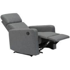 BAïTA Fauteuil Relax LOVA Large En Tissu Gris Avec Fonction électrique - Gris 11 BAïTA Fauteuil Relax LOVA Large En Tissu Gris Avec Fonction électrique - Gris -Pas Cher Fauteuil Magasin 59336713 5