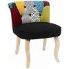 Paris Prix - Fauteuil Patchwork Design "eleonor" 68cm Multicolore