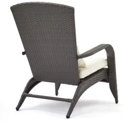 Lot De 2 Fauteuil De Salon En Résine Tressée Chaise D'appoint Relaxaion , Dossier Haut Avec Coussins Confortable - Mondeer 9 Lot De 2 Fauteuil De Salon En Résine Tressée Chaise D'appoint Relaxaion , Dossier Haut Avec Coussins Confortable - Mondeer -Pas Cher Fauteuil Magasin 59610248 3