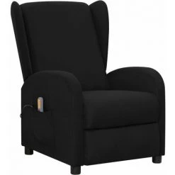 Fauteuil Releveur Inclinable De Massage Noir Tissu VidaXL -Pas Cher Fauteuil Magasin 59635175 2