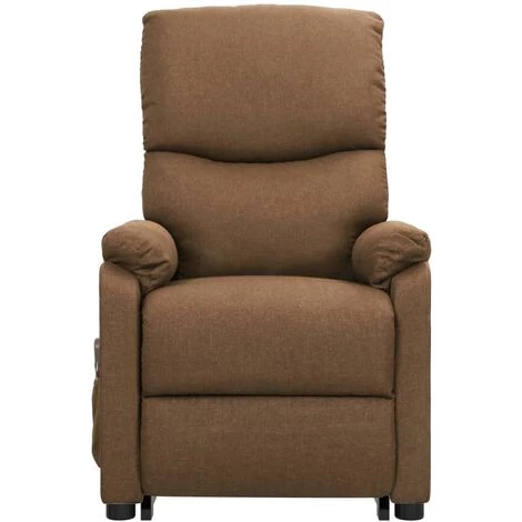 VidaXL Fauteuil Releveur Inclinable De Massage Taupe Tissu - Taupe 6 VidaXL Fauteuil Releveur Inclinable De Massage Taupe Tissu - Taupe – Image 4