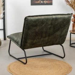 DIMEHOUSE Paris Fauteuil Industriel Vert Velours - Vert 9 DIMEHOUSE Paris Fauteuil Industriel Vert Velours - Vert -Pas Cher Fauteuil Magasin 59682367 3