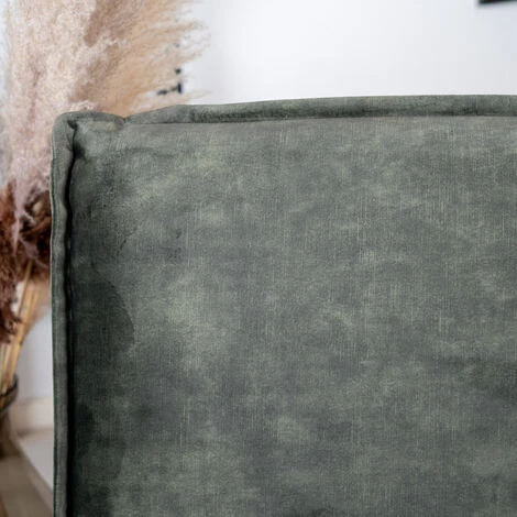 DIMEHOUSE Paris Fauteuil Industriel Vert Velours - Vert 7 DIMEHOUSE Paris Fauteuil Industriel Vert Velours - Vert – Image 5