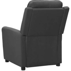 YOUTHUP Fauteuil Inclinable Gris Foncé Tissu - Gris 10 YOUTHUP Fauteuil Inclinable Gris Foncé Tissu - Gris -Pas Cher Fauteuil Magasin 59761137 4