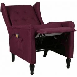 YOUTHUP Fauteuil De Massage Inclinable Violet Tissu - Pourpre 11 YOUTHUP Fauteuil De Massage Inclinable Violet Tissu - Pourpre -Pas Cher Fauteuil Magasin 59801140 5