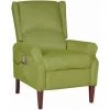 YOUTHUP Fauteuil De Massage Inclinable Vert Clair Velours - Vert 2 YOUTHUP Fauteuil De Massage Inclinable Vert Clair Velours - Vert -Pas Cher Fauteuil Magasin 59801501 1