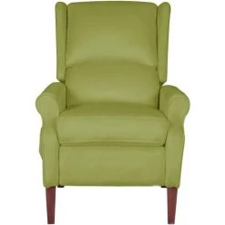 YOUTHUP Fauteuil De Massage Inclinable Vert Clair Velours - Vert -Pas Cher Fauteuil Magasin 59801501 2