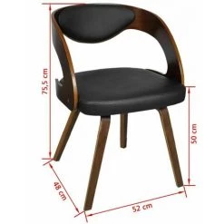 NOVA Chaises De Salle à Manger En écot-puiser 52x48x75,5 Cm Design élégant Brun Diverses Quantités Chaises De Salle à Manger 2 Pcs Marron Similicuir 11 NOVA Chaises De Salle à Manger En écot-puiser 52x48x75,5 Cm Design élégant Brun Diverses Quantités Chaises De Salle à Manger 2 Pcs Marron Similicuir -Pas Cher Fauteuil Magasin 59814922 5