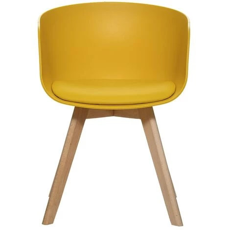ATMOSPHERA, CRÉATEUR D'INTÉRIEUR Fauteuil Diner Baya Ocre - Jaune 6 ATMOSPHERA, CRÉATEUR D'INTÉRIEUR Fauteuil Diner Baya Ocre - Jaune – Image 4