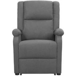 INLIFE Fauteuil Releveur Inclinable De Massage Gris Foncé Tissu -Pas Cher Fauteuil Magasin 59848893 3