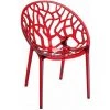 NETFURNITURE Chaise Cryo - Rouge Transparent - Rouge