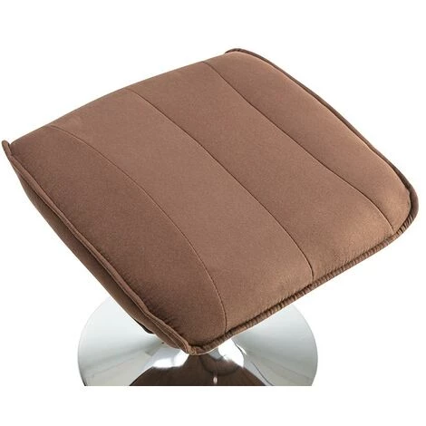 VENTE-UNIQUE.COM Fauteuil De Relaxation Et Son Repose Pieds En Microfibre Marron MIMOSA II - Marron 6 VENTE-UNIQUE.COM Fauteuil De Relaxation Et Son Repose Pieds En Microfibre Marron MIMOSA II - Marron – Image 4