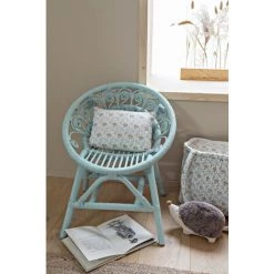 Amadeus - Fauteuil Paon Rotin Bleu Ciel - Bleu 7 Amadeus - Fauteuil Paon Rotin Bleu Ciel - Bleu -Pas Cher Fauteuil Magasin 59999151 3